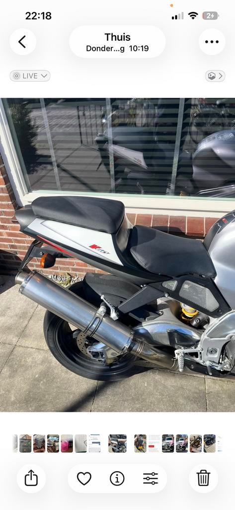 Leo Vinze slip on aprillia rsv mille, Ophalen