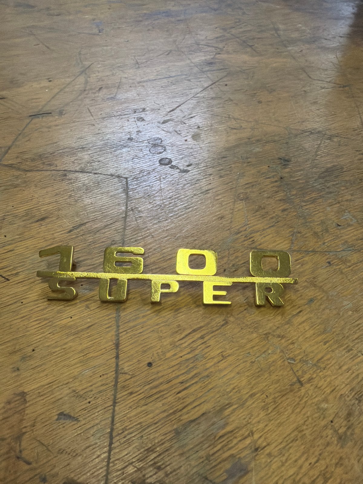 Nieuw Porsche 356 1600 Super Logo - Goudkleurig, Ok, Gebruikt, Ok, Porsche