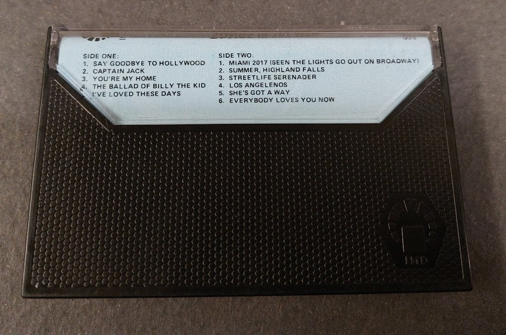 Billy Joel CASSETTE Saoedi Arabie Songs in the attic, Gebruikt, 1 bandje, Billy Joel, Ophalen of Verzenden