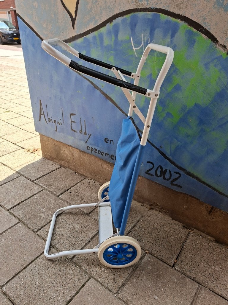 Te koop strandkar, Ophalen, Opvouwbaar, Gebruikt
