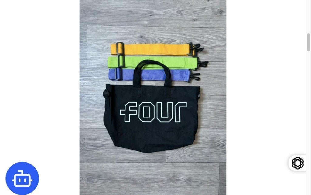 Four Amsterdam Tas Zwart Nieuw, Ophalen of Verzenden, Nieuw, Heren