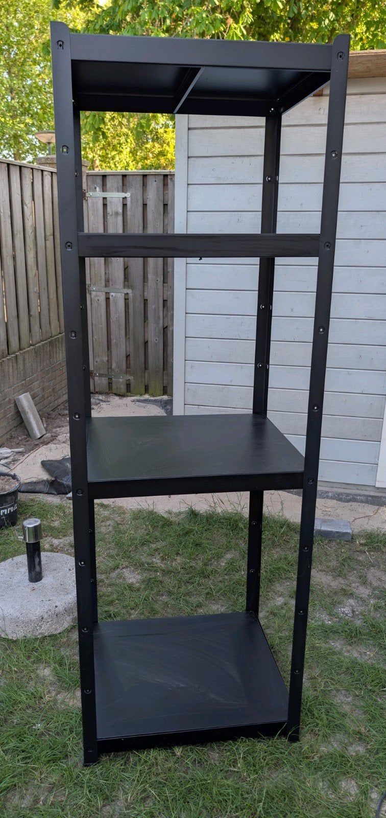 IKEA Bror stellingkast / opbergrek - zwart, Ophalen, Gebruikt