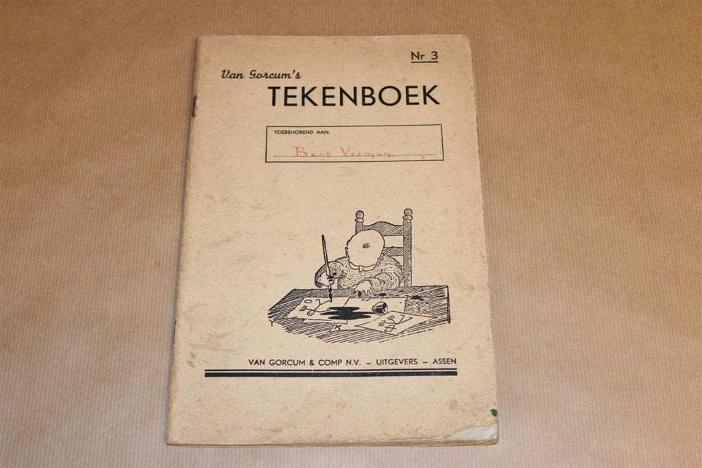 Van Gorcum\'s Tekenboek - Nr. 3 - ca 1930, Boeken, Ophalen of Verzenden, Gelezen