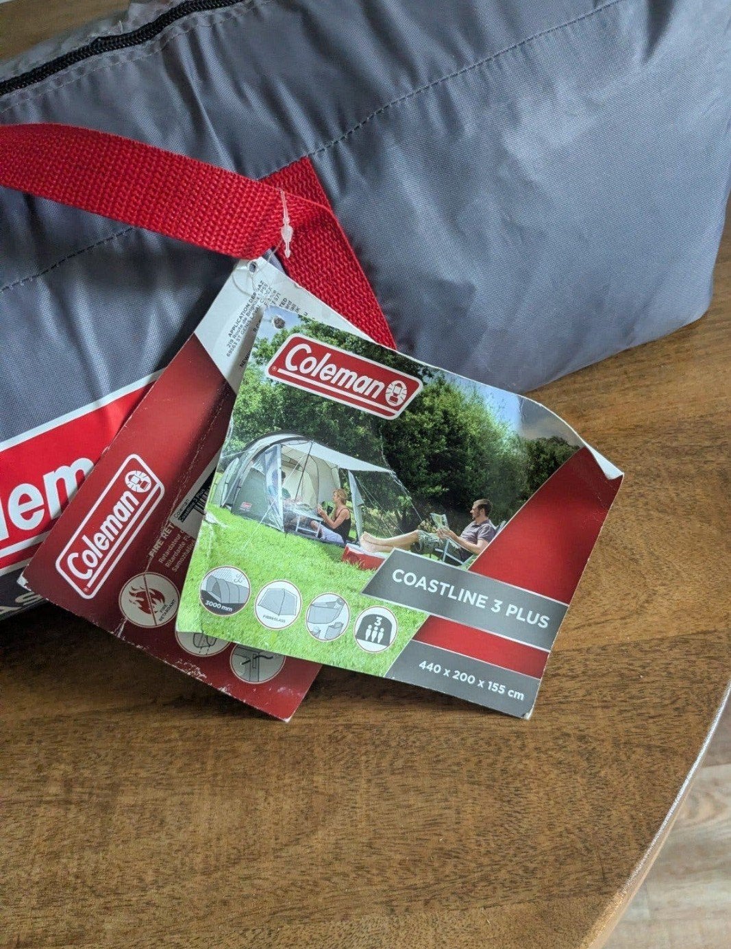 Coleman coastline 3 plus 1x gebruikt, Caravans en Kamperen, Ophalen of Verzenden, Zo goed als nieuw, Tot en met 3