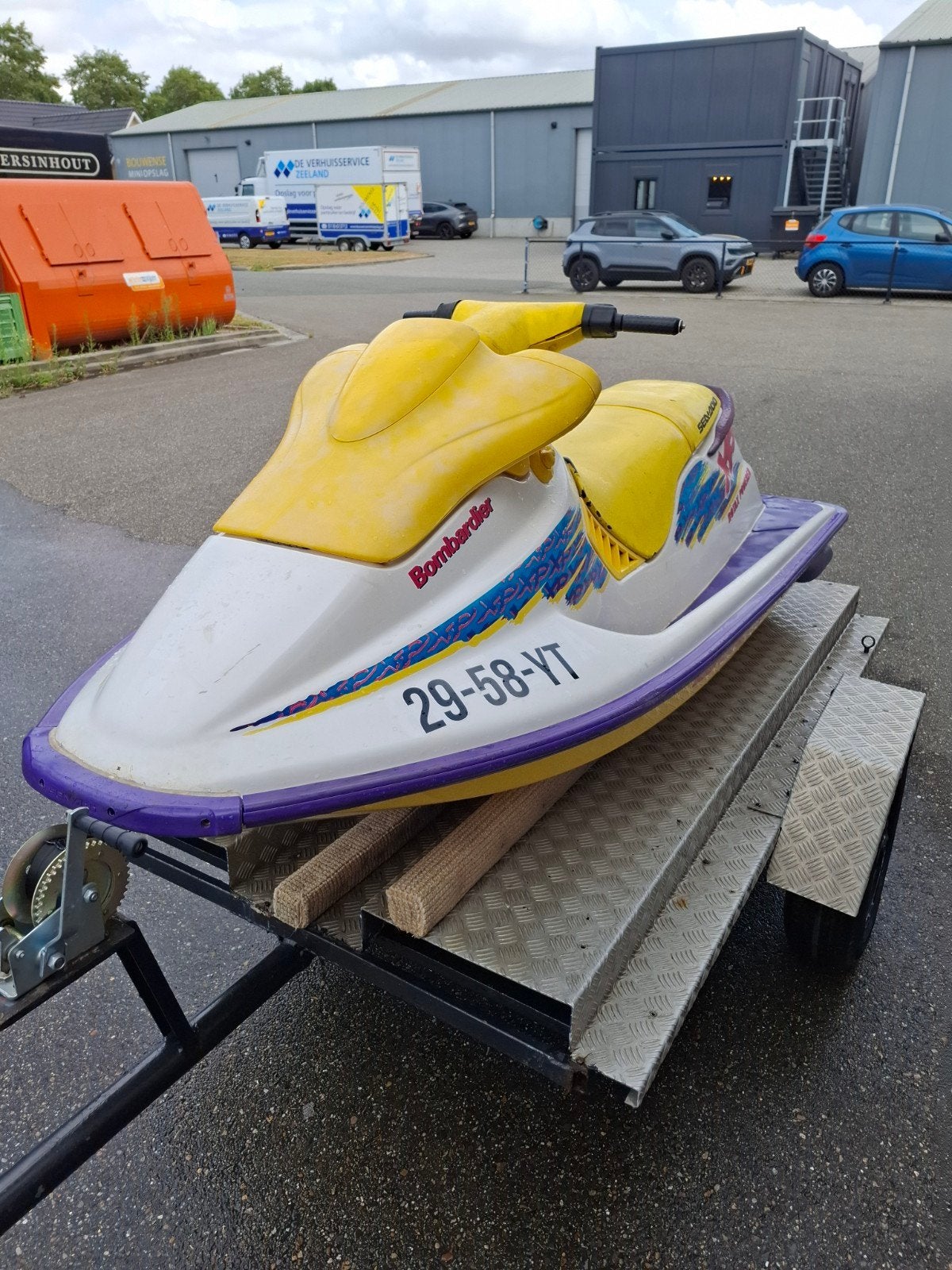 waterscooter Sea-doo XP 1995 incl. trailer, Ophalen, Gebruikt, Benzine, 70 tot 120 pk