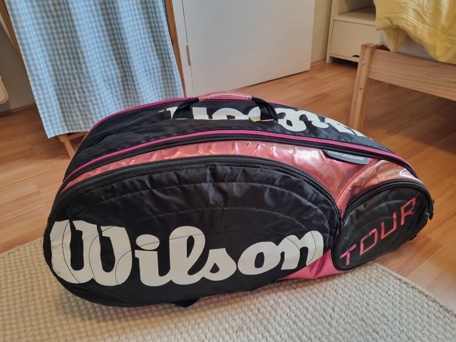 Wilson Tour Tennis Backpack/Tennistas - Roze/Zwart, Ophalen of Verzenden, Gebruikt, Tas, Wilson