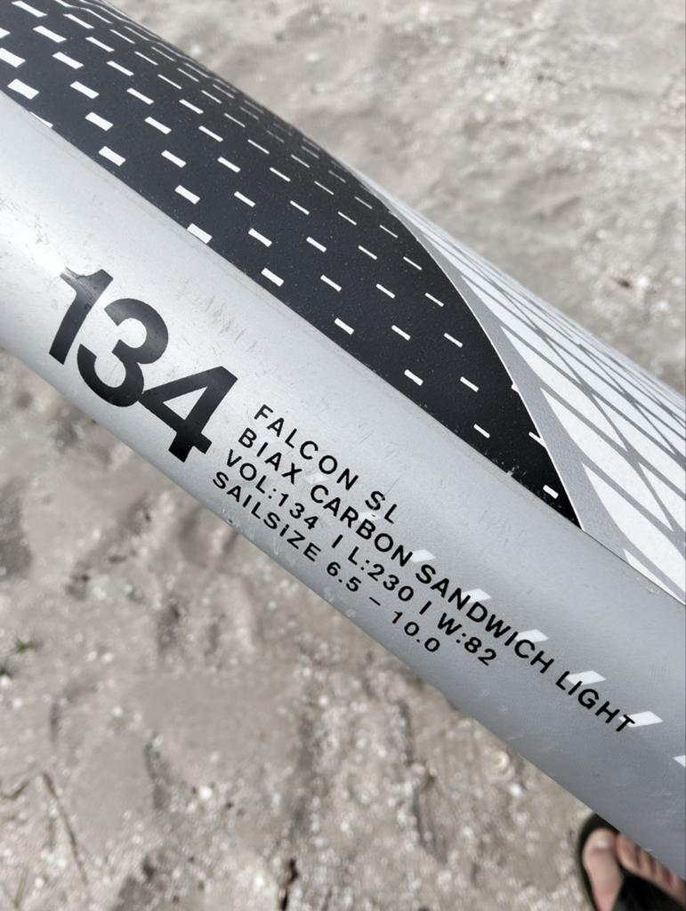 Fanatic Falcon SL 134 ltr, Watersport en Boten, Windsurfen, Ophalen, Gebruikt, Minder dan 250 cm, Fanatic