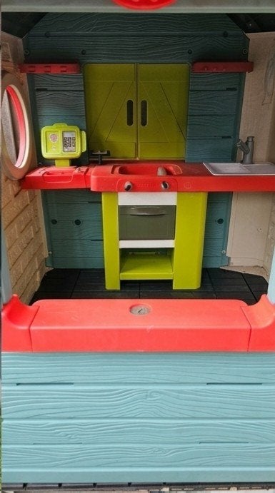 Smoby Speelhuisje met Keuken - Gebruikt, Ophalen, Gebruikt, Kunststof
