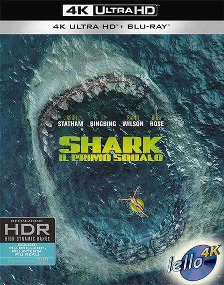 Blu-ray 4K: The Meg (2018 Jason Statham) 2-disc SC IT NLO, Ophalen of Verzenden, Nieuw in verpakking, Actie