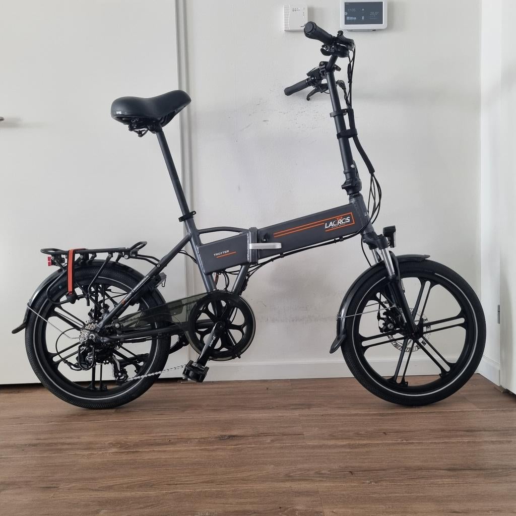 2x Z.G.A.N Lacros Trotter elektrische vouwfietsen (20inch), Fietsen en Brommers, Ophalen, Versnellingen, Zo goed als nieuw, Schijfrem