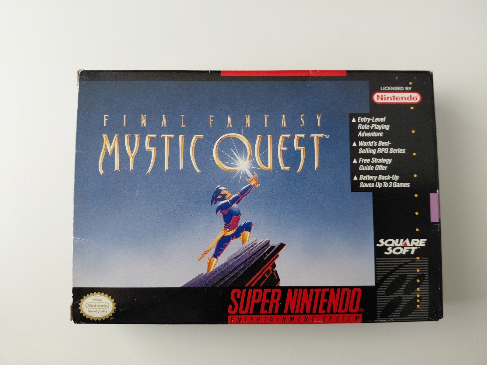 Final Fantasy Mystic Quest SNES CIB (NTSC), Gebruikt, 1 speler, Ophalen of Verzenden, Role Playing Game (Rpg)