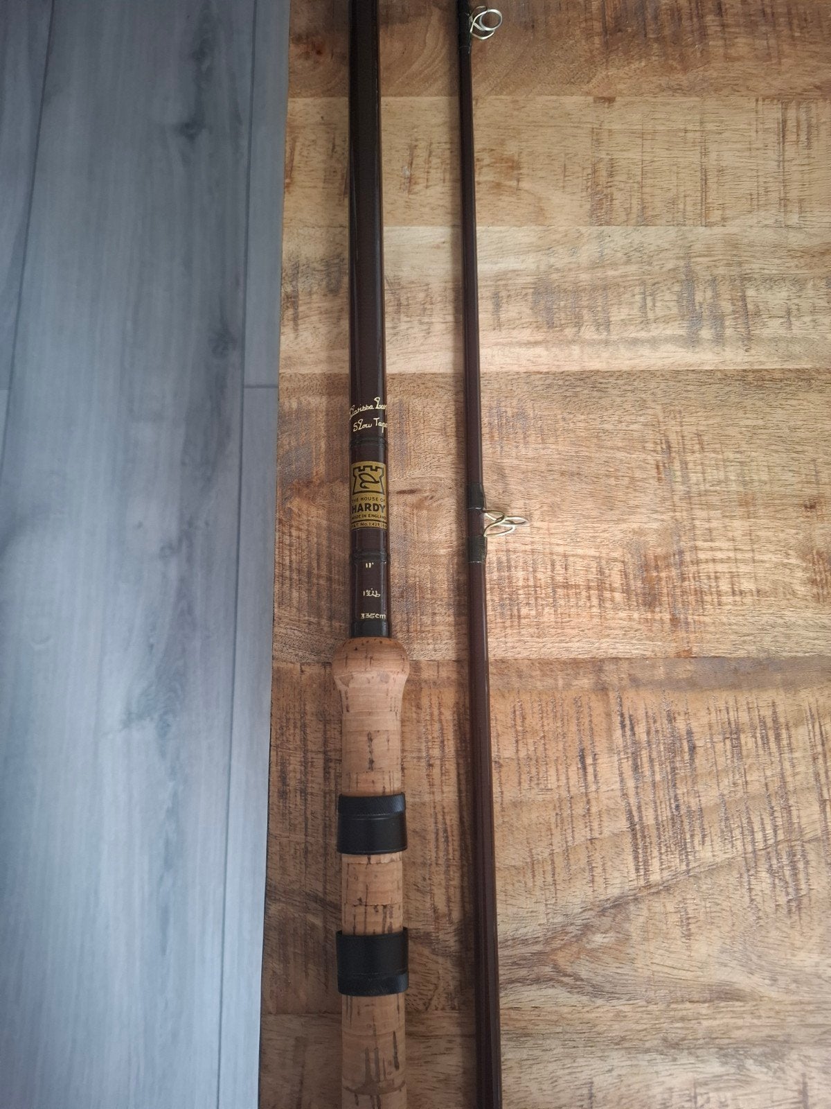 Te koop Hardy clarissa slow taper carp 11ft penhengel, Watersport en Boten, Ophalen of Verzenden, Zo goed als nieuw, Werphengel