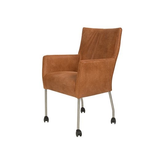 Leren eetkamerstoelen 120 + kleuren leer, Gebruikt, Leer, Ophalen of Verzenden, Vier