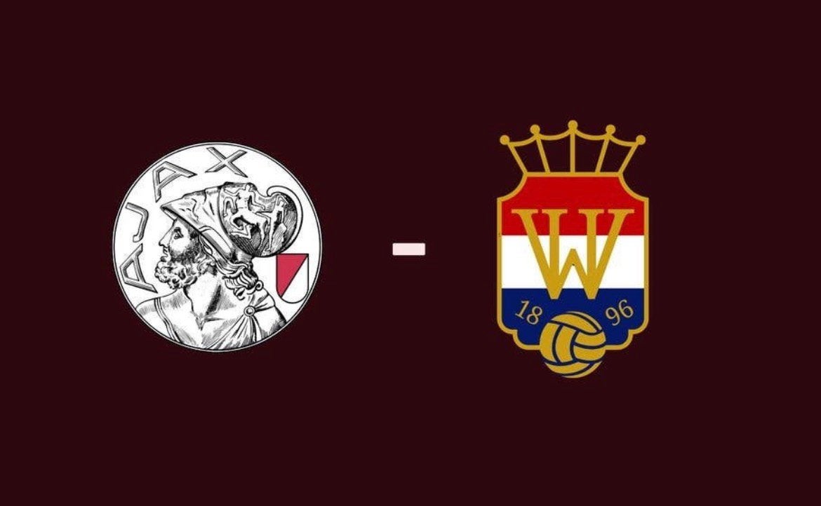 Ajax - Willem 2 (2 kaarten naast elkaar!), Twee personen