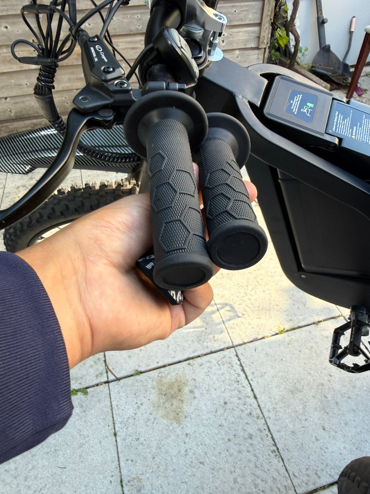 Rubber Grip Handvaten - 31.8mm, Gebruikt, Overige typen, Ophalen of Verzenden, Rubber
