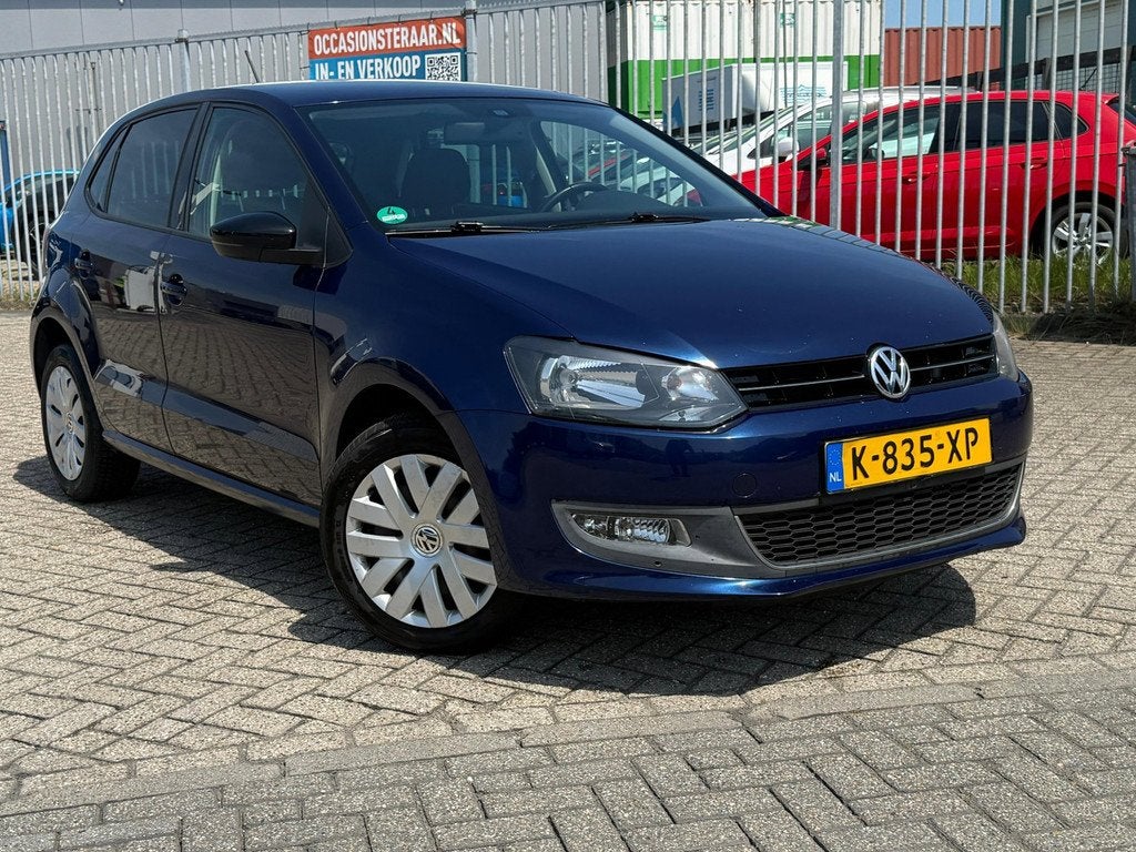 Volkswagen Polo 1.2 TSI Comfortline#NweKetting#Airco#Cruis, Voorwielaandrijving, Euro 5, 4 cilinders, Blauw