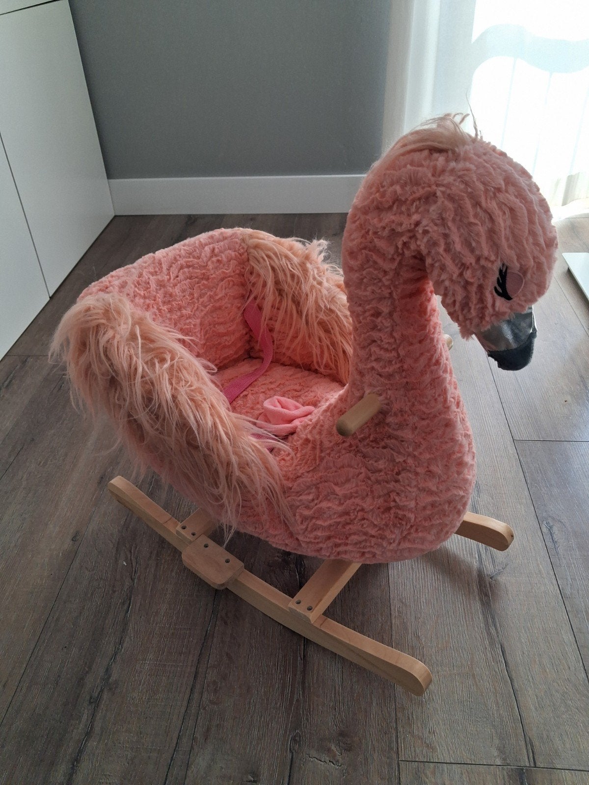 Roze Flamingo Schommelstoel voor Kinderen, Ophalen, Gebruikt, Meisje
