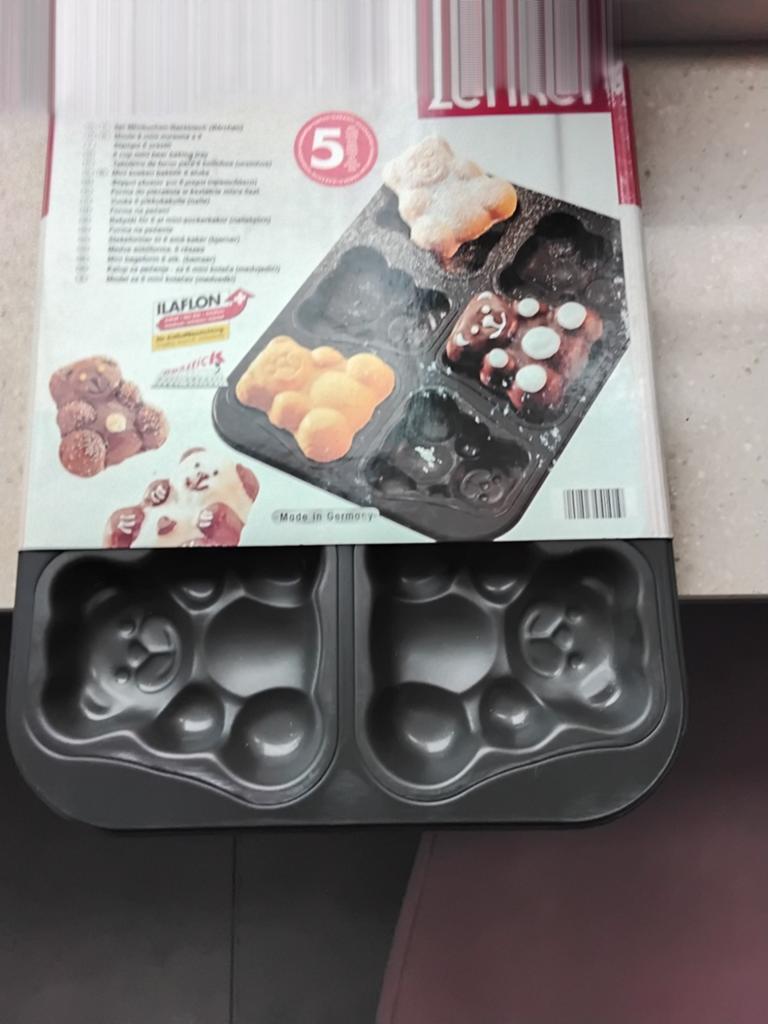 Zenker Bakvorm Beren - Nieuw in verpakking, Overige typen, Nieuw, Ophalen of Verzenden, Zwart