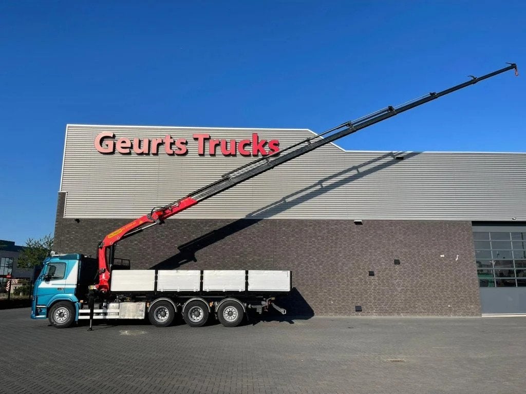 Volvo FM 500 8X4 TRIDEM + PALFINGER PK 27001-EH G KRAAN/KRAN, Automaat, Euro 6, Blauw, Bedrijf