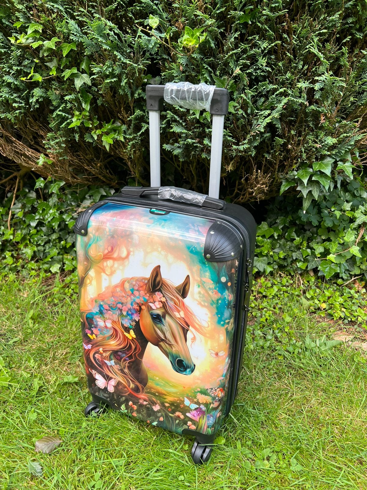 Koffer / handbagage paard whow!, Ophalen, Hard kunststof, 50 tot 60 cm, 35 tot 45 cm