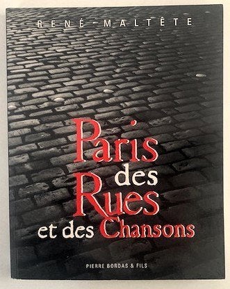 René Maltête ~ Paris des Rues et des Chansons ~ Buffet ~1995, Boeken, Kunst en Cultuur | Fotografie en Design, Verzenden, Gelezen