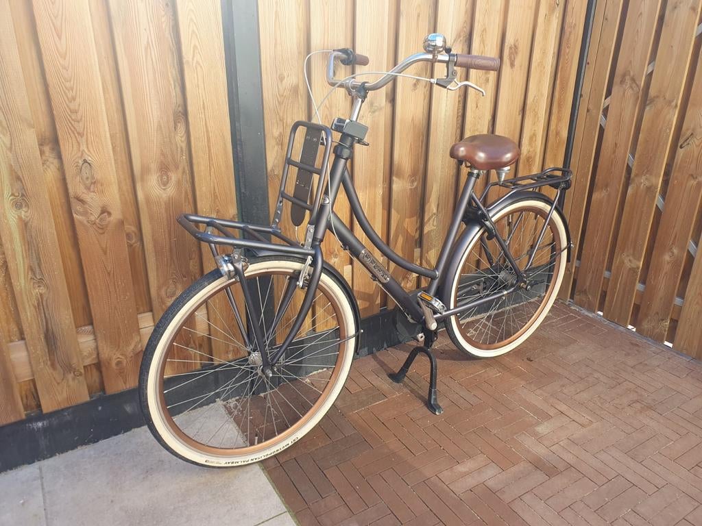Damesfiets met voorzitje baby, Fietsen en Brommers, Fietsen | Dames | Damesfietsen, Ophalen, Gebruikt, Overige merken
