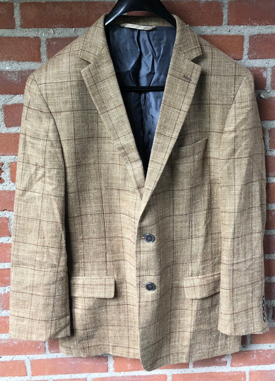 Atelier Torino Reid& Taylor blazer Wol/ Zijde/ Linnen Mt 54, Ophalen of Verzenden, Nieuw, Maat 52/54 (L), Beige