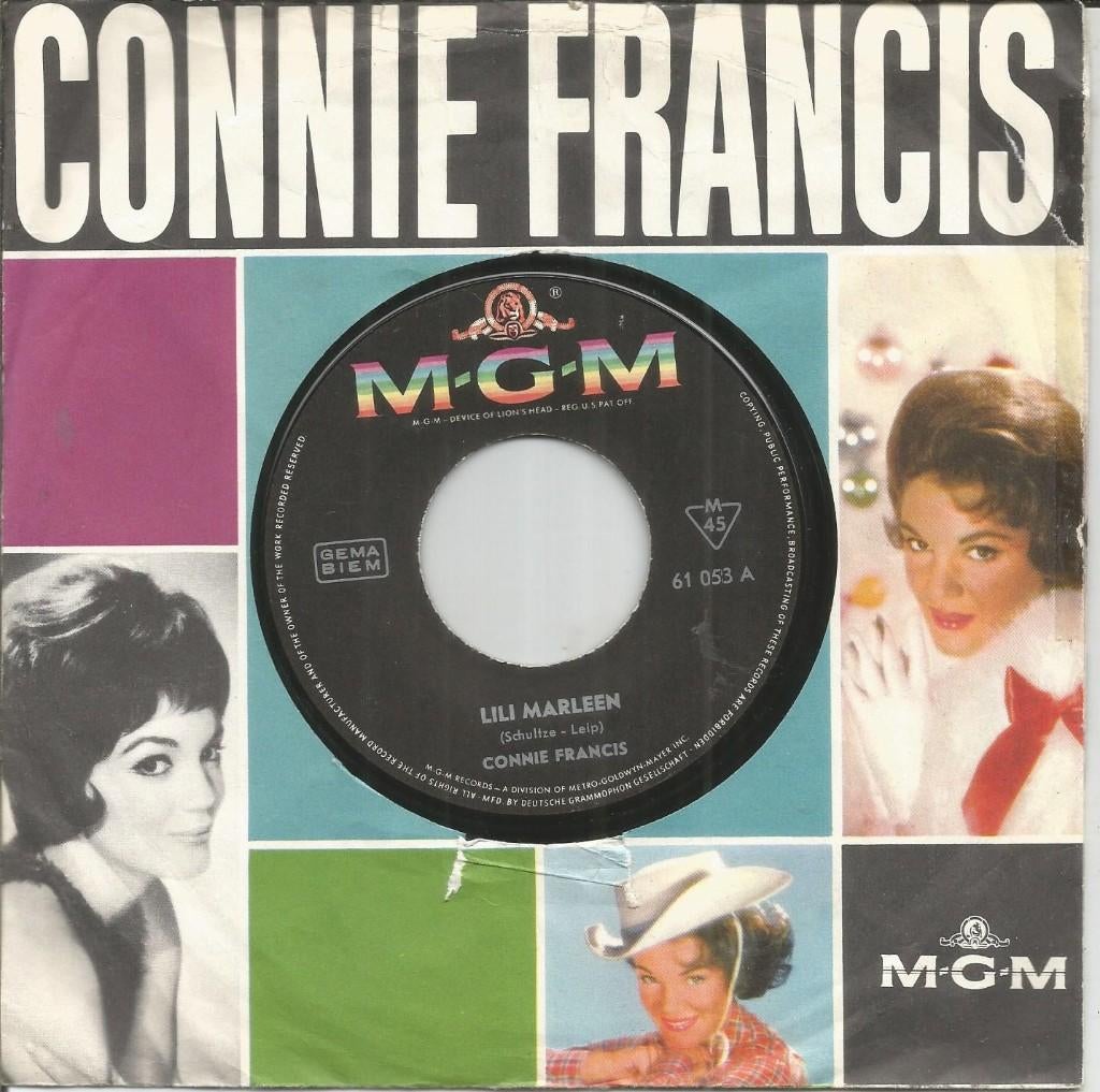Connie Francis – Lili Marleen (1962), Gebruikt, 7 inch, Single, Ophalen of Verzenden