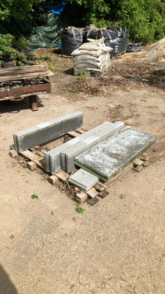 Div keerwand en opsluitband, Tuin en Terras, Ophalen, Overige typen, Nieuw, Minder dan 5 m²