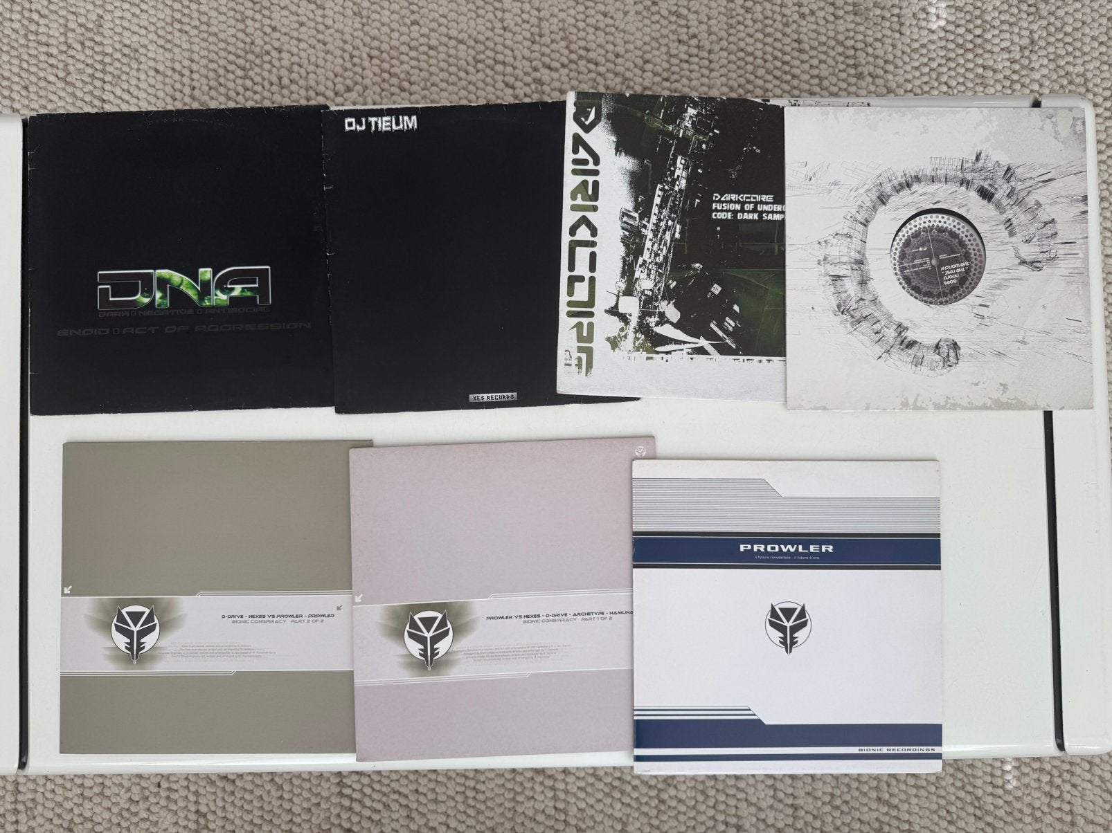 7 x Hardcore Vinyl, Verzenden, Zo goed als nieuw, 12 inch