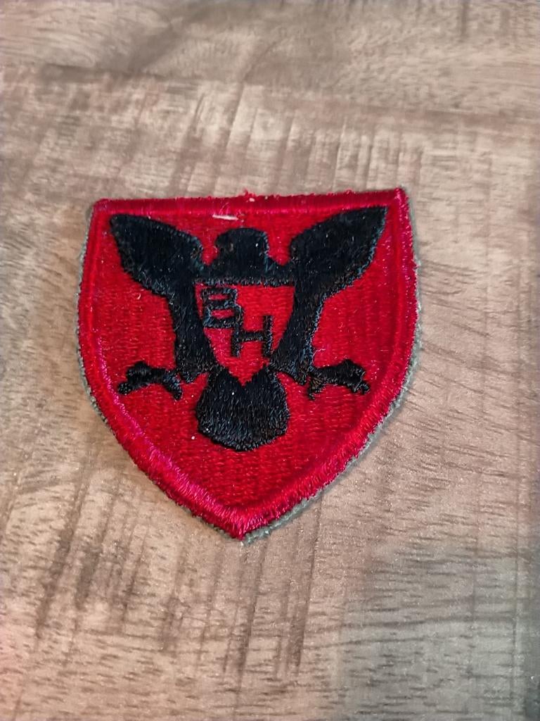 WO2 us army , 86th Infantry division patch, Verzenden, Landmacht, Amerika, Embleem of Badge