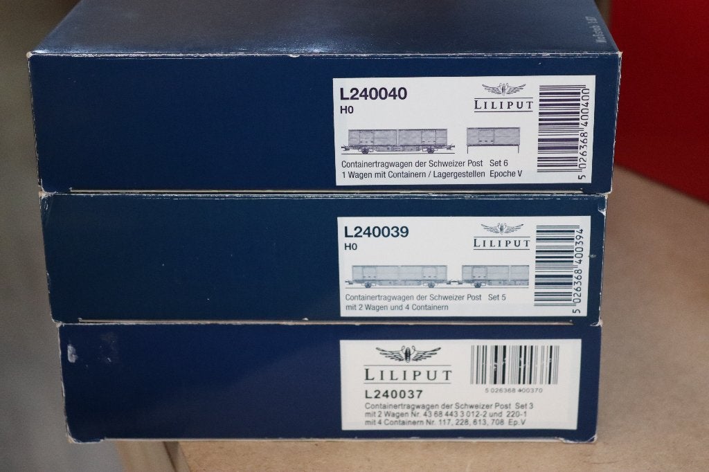 Liliput 3 sets Schweizer Post, Gelijkstroom, Ophalen of Verzenden, Liliput, Nieuw