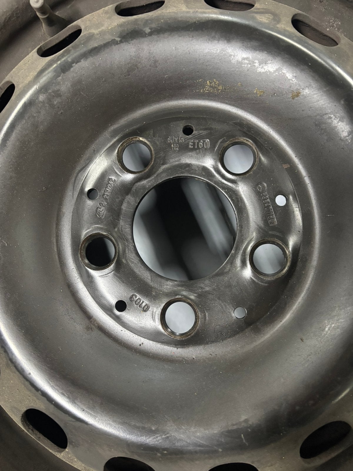 Stalen velgen 6JX15, ET60,voor bijvoorbeeld Mercedes Vito, Ophalen of Verzenden, Zo goed als nieuw
