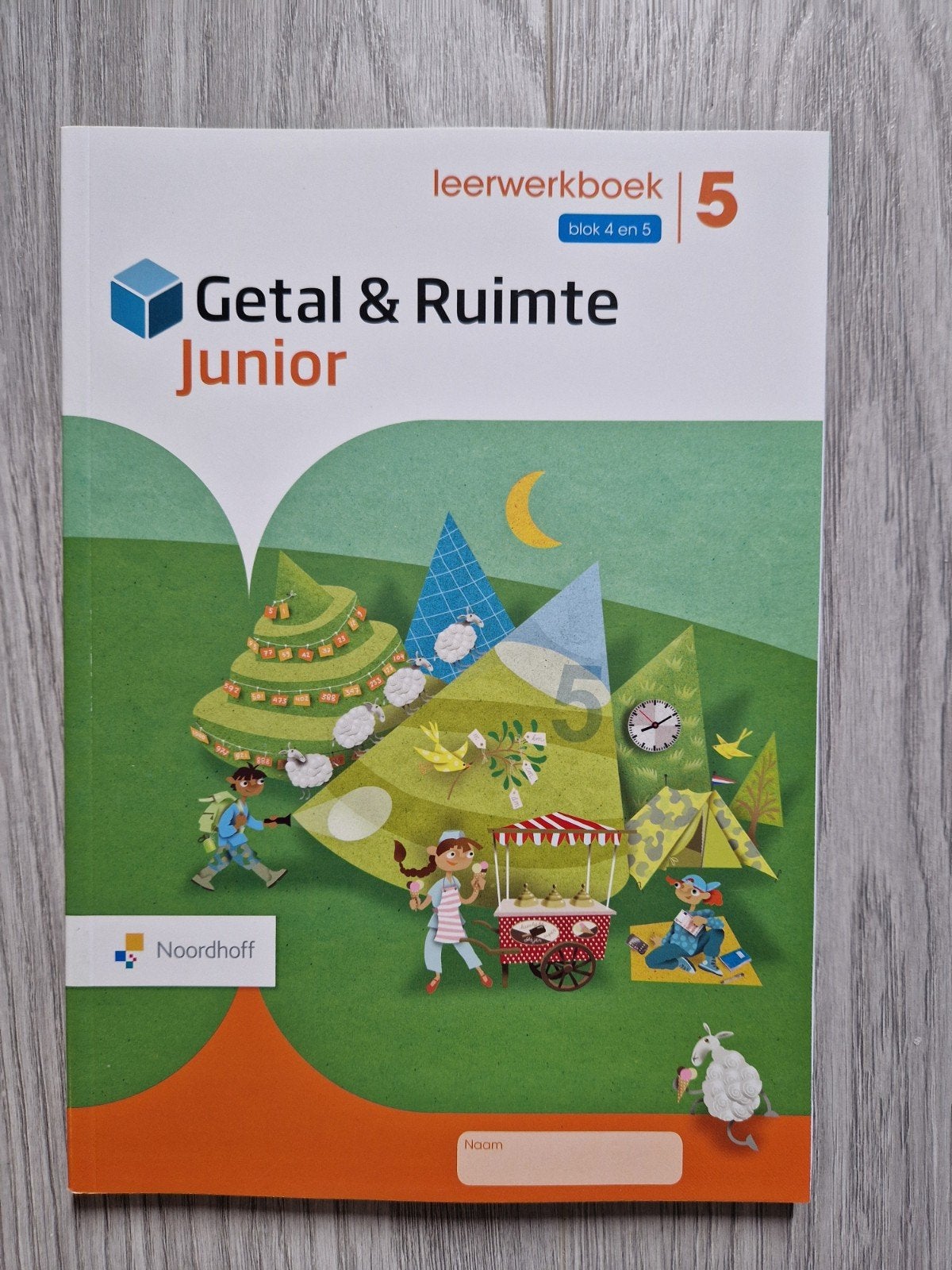 Getal & Ruimte Junior leerwerkboek groep 5 - blok 4 en 5, Overige vakken, Nieuw, Ophalen of Verzenden, Noordhoff Uitgevers