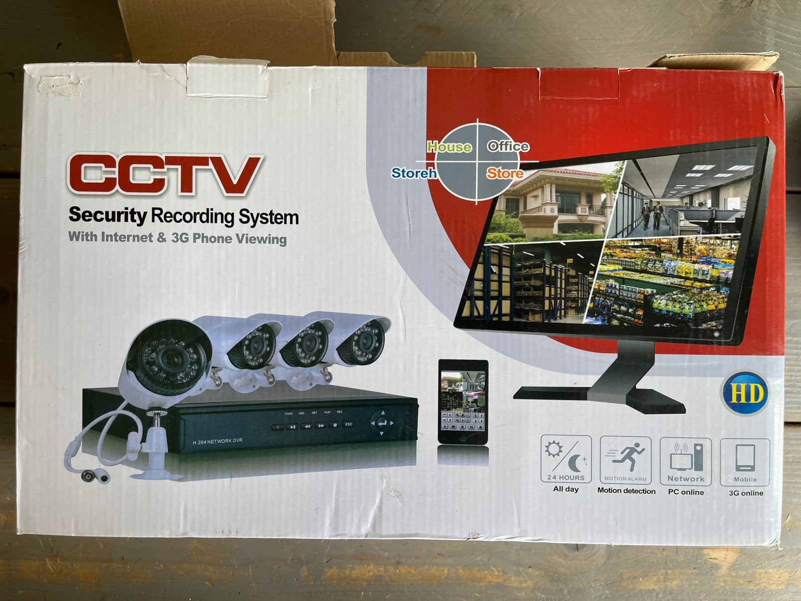 CCTV Camera Beveiligings Systeem, Ophalen, Zo goed als nieuw