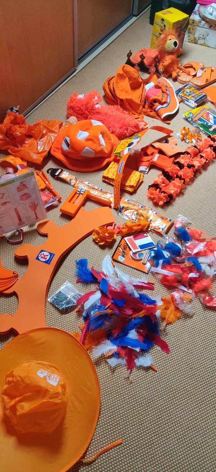 Oranje WK spullen, Ophalen, Oranje of Koningsdag