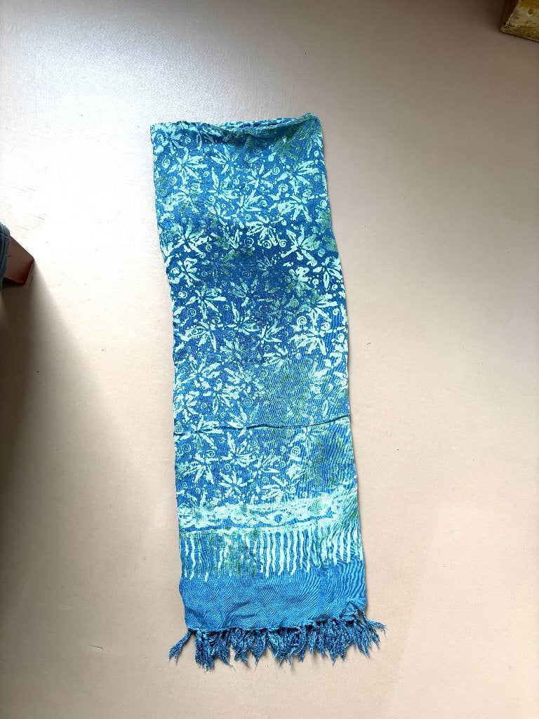 Pareo / Sarong, Ophalen of Verzenden, Zo goed als nieuw, Blauw, Overige typen