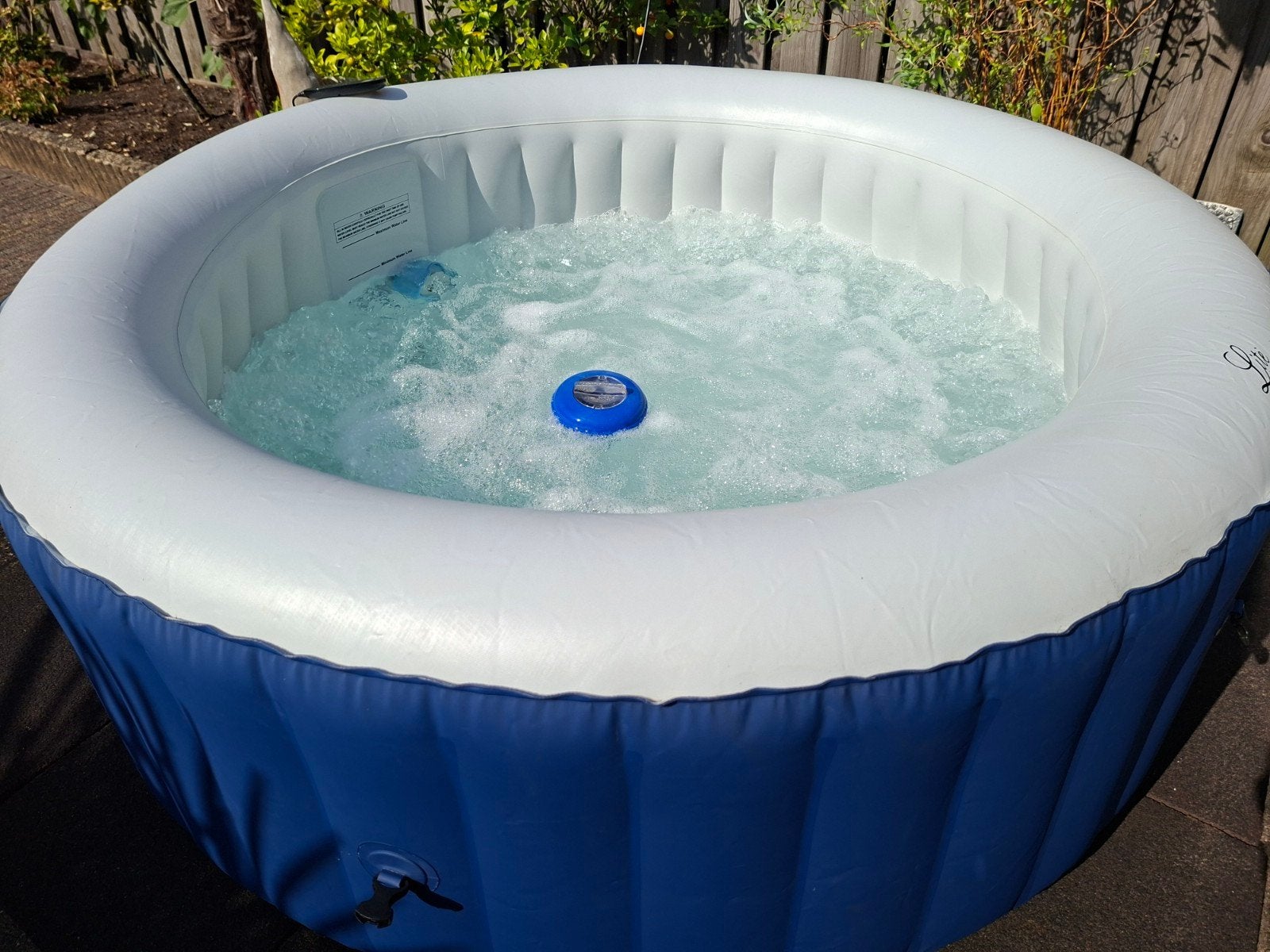 Opblaasbare Jacuzzi - (lekt water), Tuin en Terras, Zwembaden, Ophalen, Minder dan 80 cm, Opblaaszwembad, Rond