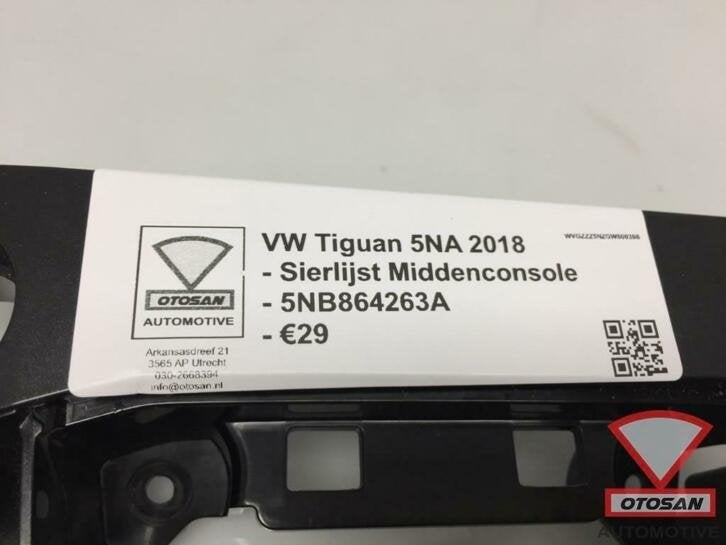 vw tiguan 5na sierlijst middenconsole 4 motion 5nb864263a, Auto-onderdelen, Gebruikt, Volkswagen, Volkswagen AG, Berliner Ring 2
38440  Wolfsburg, DE