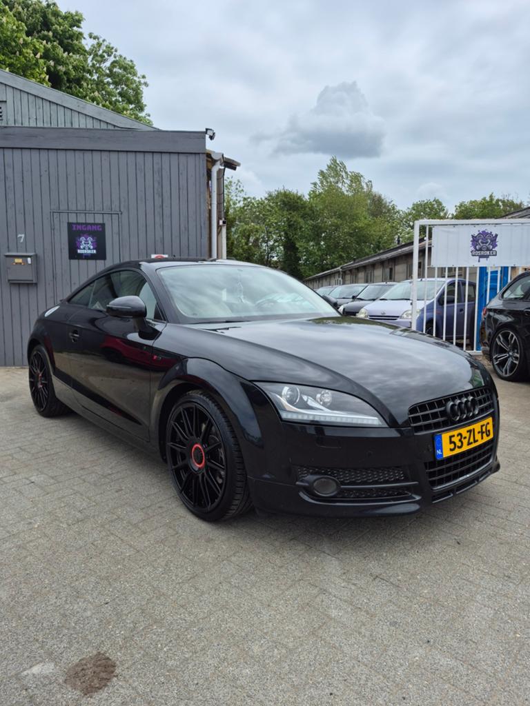Audi TT 2.0 Tfsi Coupe 147KW AUT 2007 Zwart, Auto's, Audi, TT, 4 cilinders, 1984 cc, 4 stoelen