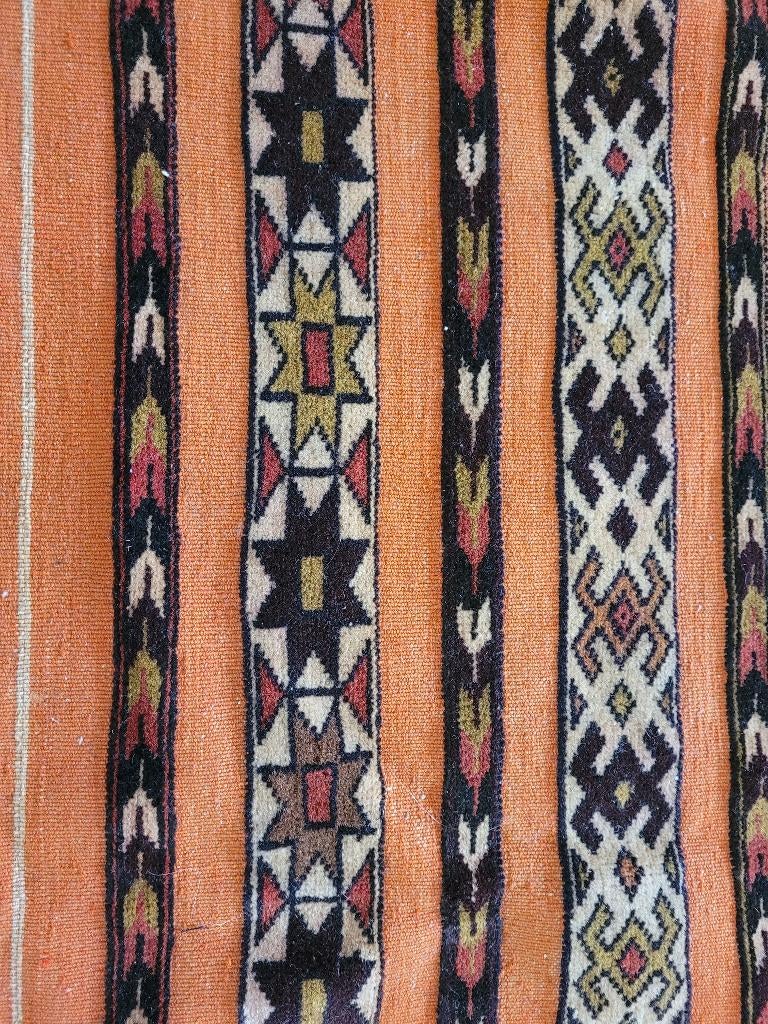 Tapijt Kelim (Afghanistan), Ophalen, Zo goed als nieuw, 150 tot 200 cm, Rechthoekig
