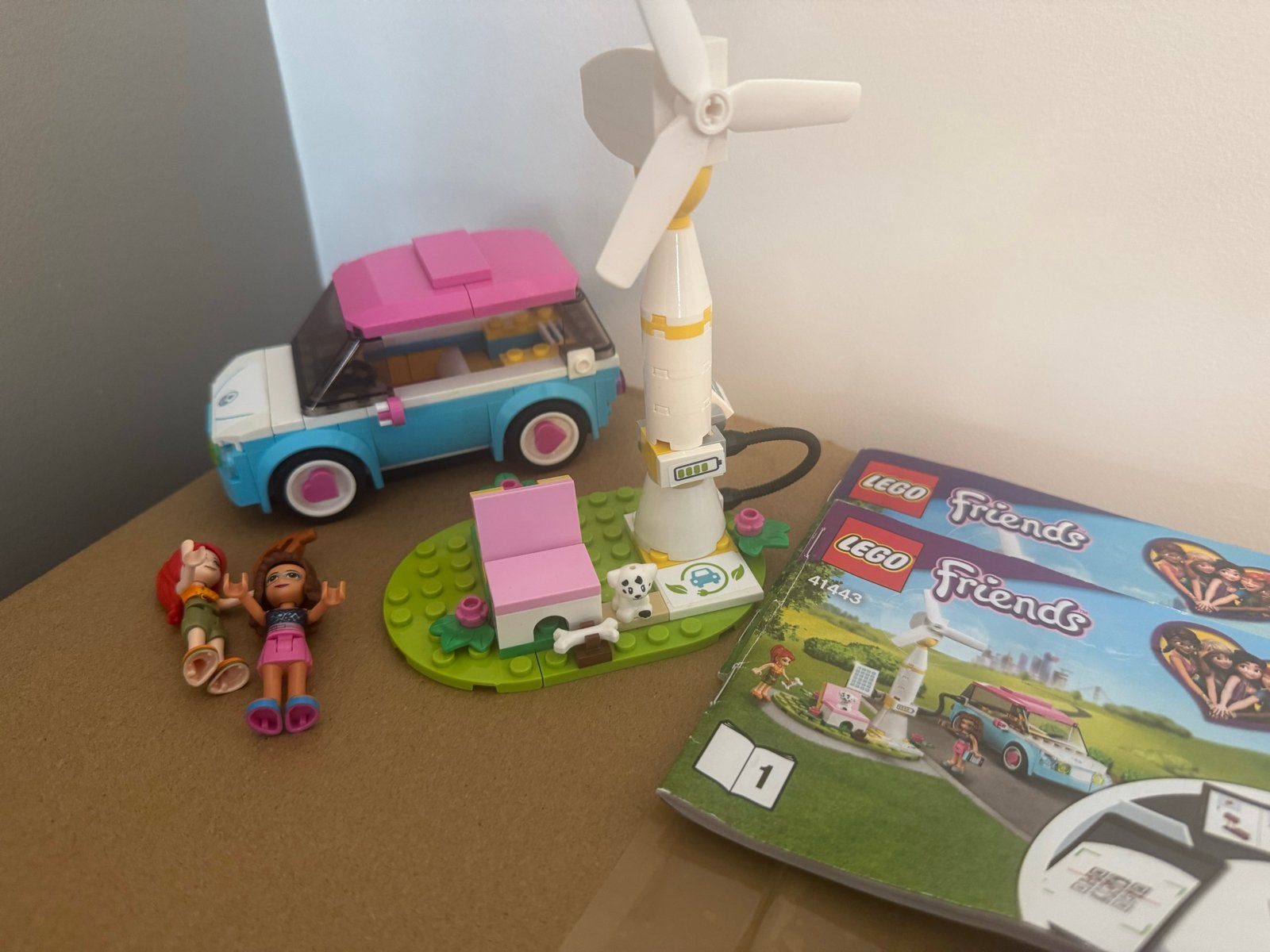 Lego Friends Olivia's elektrische auto (41443), Gebruikt, Lego, Friends, Ophalen of Verzenden
