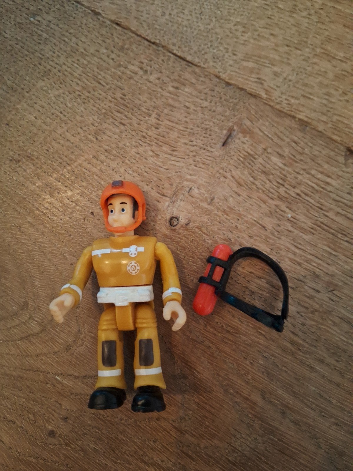 Brandweerman Sam figuur Elvis met accessoires, Kinderen en Baby's, Speelgoed | Actiefiguren, Ophalen of Verzenden, Gebruikt
