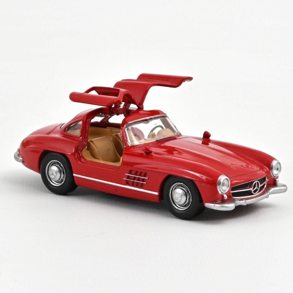 Norev 1:43 Mercedes Benz 300 SL 1954 Fire engine Red Jet car, -, Nieuw, Norev, Ophalen of Verzenden