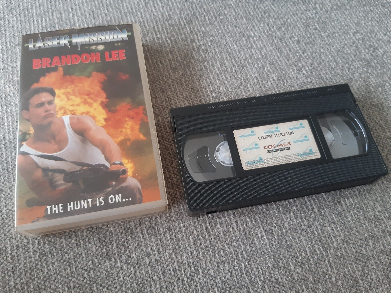 VHS. Laser Mission. Brandon Lee, Vanaf 16 jaar, Verzenden, Zo goed als nieuw, Actie en Avontuur