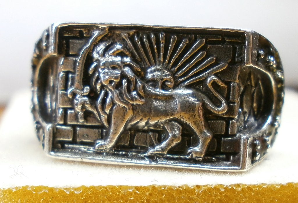 Zegelring circa 1970 zilver 925 zeldzaam, Ophalen, 20 of groter, Heer, Zo goed als nieuw