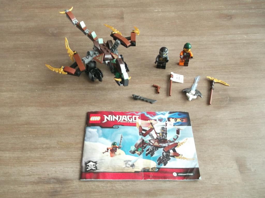 lego ninjago 70599 cole's dragon (2016), Ophalen of Verzenden, Gebruikt, Lego