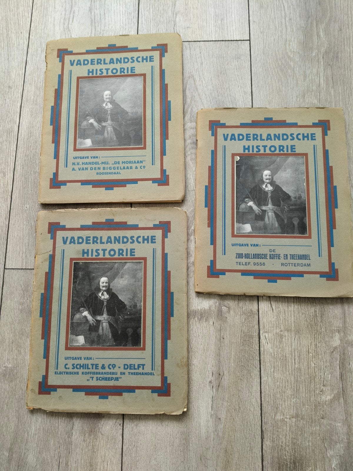Plaatjesalbums Vaderlandsche Historie door C van Son, Verzenden, Gelezen, Plaatjesalbum