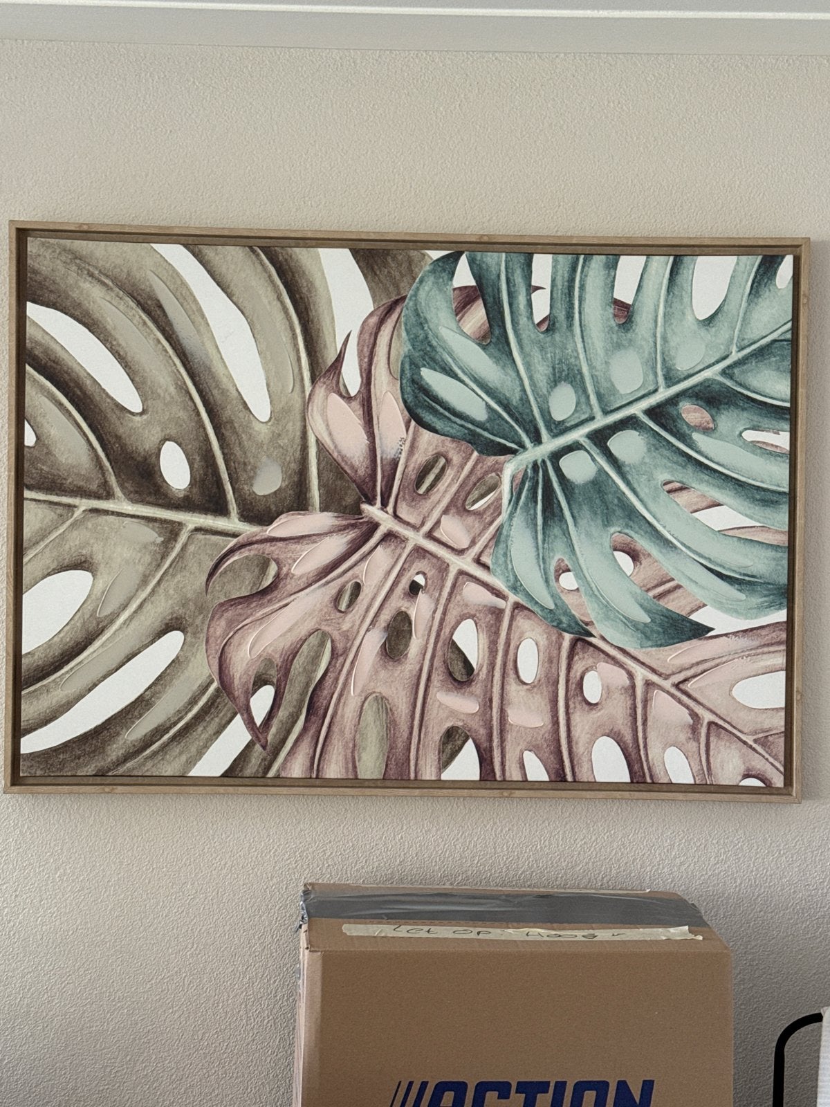 Leuk schilderij, Ophalen, Zo goed als nieuw, Schilderij, 75 tot 100 cm