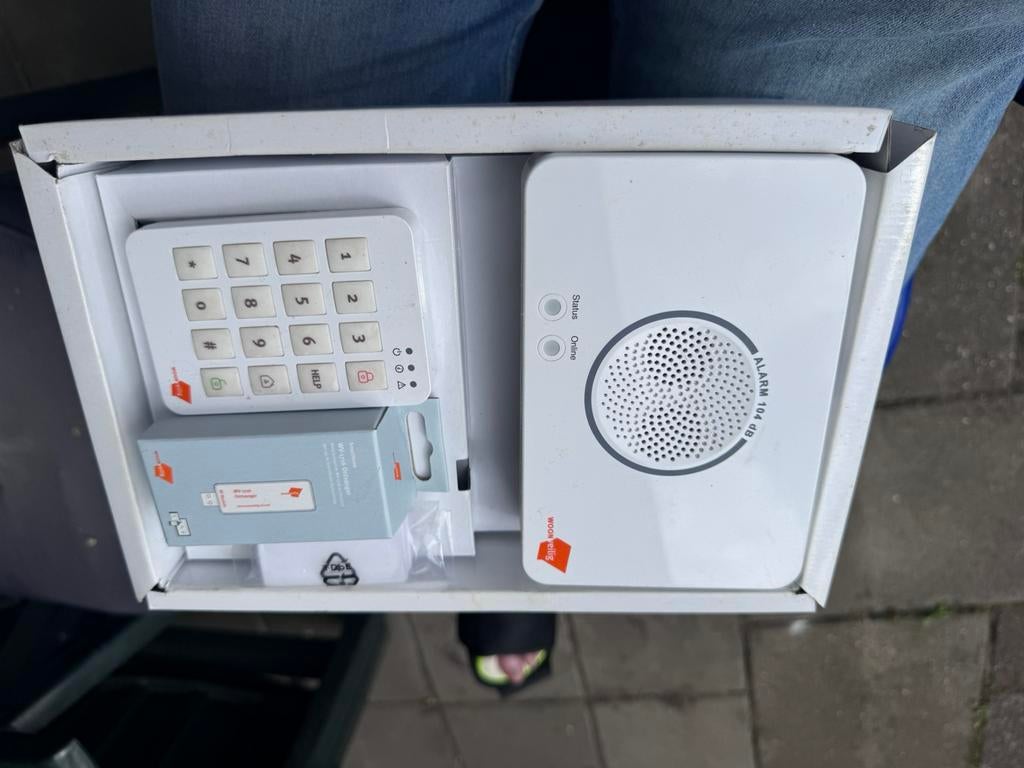 Woonveilig compleet basis, Ophalen of Verzenden, Zo goed als nieuw, Detector, Sensor of Melder